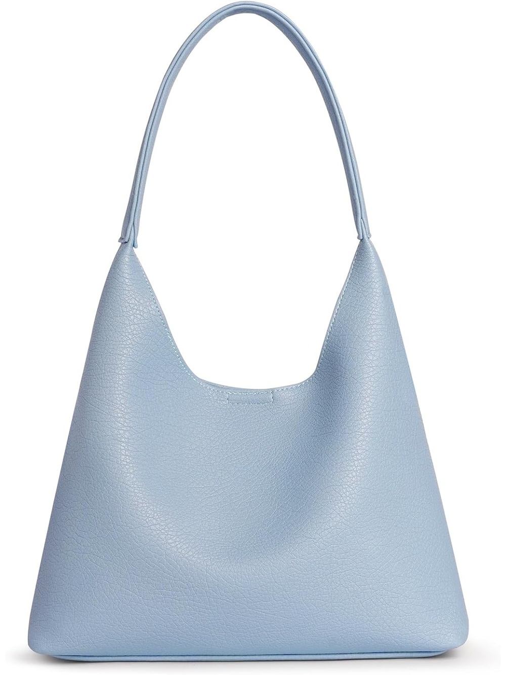 〽️ Women's Blue Vegan Leather Hobo Small Purse Imported Shoulder Bag